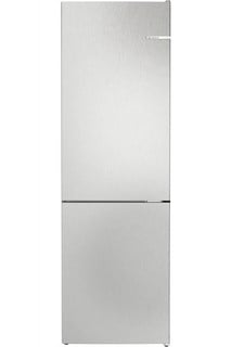 BOSCH SERIES 4 186CM HIGH 60/40 FROST FREE FRIDGE FREEZER - STAINLESS STEEL EFFECT MODEL: KGN362LDFG RRP: £729 (IN PACKAGING)