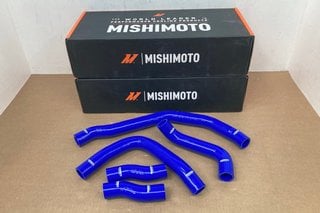 2 X MISHIMOTO MMHOSE-MR2-90BL 90-99 TOYOTA MR2 TURBO SILICONE HOSES KITS IN BLUE - COMBINED RRP £240.00: LOCATION - H3