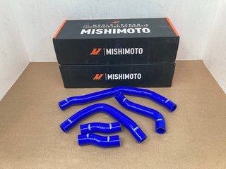 2 X MISHIMOTO MMHOSE-MR2-90BL 90-99 TOYOTA MR2 TURBO SILICONE HOSES KITS IN BLUE - COMBINED RRP £240.00: LOCATION - H3