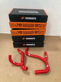 5 X MISHIMOTO MMDBH-CRF450R-02KTYRD HONDA 2003-2004 SILICONE HOSE KITS IN RED - COMBINED RRP £250.00: LOCATION - H5