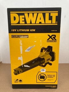 DEWALT DCMBL562N 18V CORDLESS LEAF BLOWER - RRP £199.99: LOCATION - H9