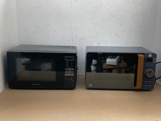 PANASONIC NN-E28JBM 20L 800W DIGITAL MICROWAVE IN BLACK TO ALSO INCLUDE SWAN 20L DIGITAL MICROWAVE IN SLATE GREY: LOCATION - H10