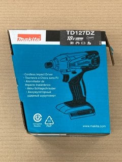 MAKITA TD127DZ CORDLESS IMPACT DRIVER: LOCATION - H16