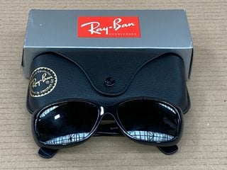 RAY-BAN JACKIE OHH SUNGLASSES IN BLACK - RRP £202.00: LOCATION - H16