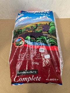 ARKWRIGHTS COMPLETE WORKING DOG FOOD WITH BEEF - BBE: JUL 2025: LOCATION - H16