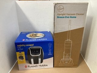 RUSSELL HOBBS SATISFRY SNAPPI 8.5L AIR FRYER TO ALSO INCLUDE HOOVER BREEZE EVO HOME UPRIGHT VACUUM CLEANER: LOCATION - H16