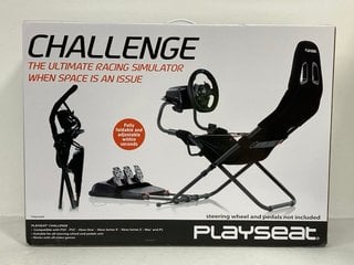 PLAYSEAT CHALLENGE THE ULTIMATE RACING SIMULATOR IN BLACK - RRP £154.99: LOCATION - MAIN BOOTH