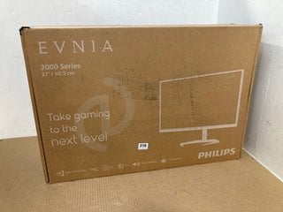 PHILIPS 27M1N3200 EVNIA 3000 SERIES 27" GAMING MONITOR - RRP £180.00: LOCATION - I14