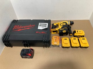 3 X HARDWARE ITEMS TO INCLUDE MILWAUKEE M18 FDD3 COMBI DRILL: LOCATION - I9