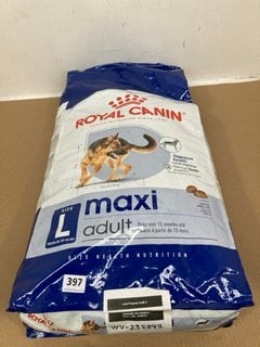 ROYAL CANIN 15KG MAXI LARGE ADULT DOG FOOD: LOCATION - I8