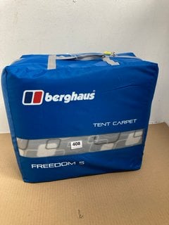 BERGHAUS FREEDOM 5 TENT CARPET IN GREY: LOCATION - I7