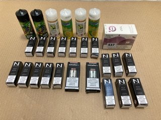 QTY OF VAPE ITEMS TO INCLUDE ELEMENT KEY LIME COOKIE 100ML 0MG NICOTINE E-LIQUID (PLEASE NOTE: 18+YEARS ONLY. ID MAY BE REQUIRED): LOCATION - E0