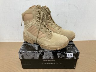 NORTIV8 DESERT BOOTS IN SAND SIZE UK 9.5: LOCATION - I6