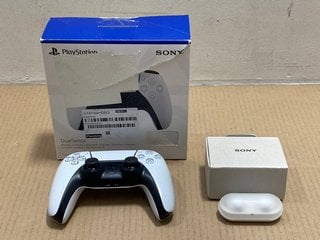 SONY PLAYSTATION DUAL SENSE WIRELESS CONTROLLER TO ALSO INCLUDE SONY WF-C500 WIRELESS EARBUDS IN WHITE: LOCATION - J3