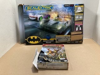 SCALEXTRIC BATMAN VS JOKER RACE SET TO ALSO INCLUDE WARHAMMER AGE OF SIGMA WARRIOR STARTER SET: LOCATION - J3