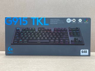 LOGITECH G915 TKL TENKEYLESS LIGHT SPEED WIRELESS RGB GAMING KEYBOARD: LOCATION - E6