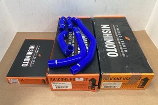 2 X MISHIMOTO MMHOSE-MR2-90BL 90-99 TOYOTA MR2 TURBO SILICONE HOSE KITS IN BLUE TO ALSO INCLUDE MISHIMOTO MMDBH-CRF450R-02KTYRD HONDA SILICONE HOSE KIT IN RED - 2003-2004 - COMBINED RRP £310.00: LOCA