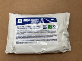 2 X BOXES OF ANIMAL HEALTH VISION BOOSTER POWDER PACKS - BBE 8/3/25 TO ALSO INCLUDE BOX OF DTS DEFEND NITRILE GLOVES IN BLACK - SIZE L: LOCATION - E7