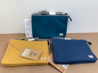 5 X ASSORTED ROKA LONDON BAGS TO INCLUDE PADDINGTON B CROSS BODY BAG IN ASH: LOCATION - E7