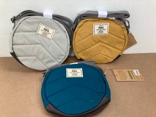 5 X ASSORTED ROKA LONDON BAGS TO INCLUDE PADDINGTON B CROSS BODY BAG IN MUSTARD: LOCATION - E7