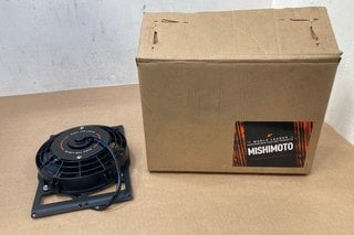 MISHIMOTO MMFS-HDOC-10 10" HEAVY DUTY SHROUD MICRO WRINKLE OIL COOLER FAN IN BLACK - RRP £219.99: LOCATION - H1