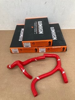 3 X MISHIMOTO MMDBH-CRF450R-02KTYRD HONDA 2003-2004 SILICONE HOSE KITS IN RED - COMBINED RRP £150.00: LOCATION - H2