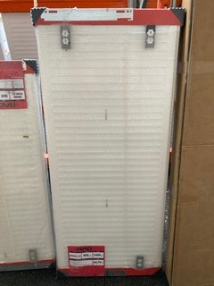 K-RAD DOUBLE COMPACT RADIATOR 1400 X 600MM RRP £395: LOCATION - B6 ISLAND