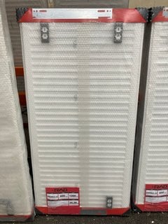 K-RAD DOUBLE COMPACT RADIATOR 1200 X 600MM RRP £295: LOCATION - B6 ISLAND