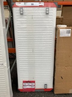 K-RAD DOUBLE COMPACT RADIATOR 1400 X 600MM RRP £395: LOCATION - B6 ISLAND