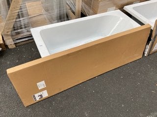 1500 X 700MM NTH SINGLE ENDED BATH WITH A CHALK WHITE BATH SIDE PANEL RRP £399: LOCATION - B8