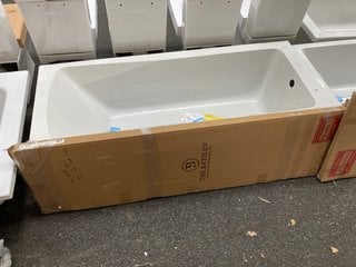 1700 X 700MM NTH SINGLE ENDED BATH WITH STONE GREY MDF BATH SIDE PANEL RRP £439: LOCATION - A6