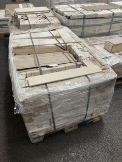 (COLLECTION ONLY) APPROX 36 BOXES OF RAK GEMS LIGHT GREY MATT 600 X 100MM PORCELAIN TILES RRP £2225: LOCATION - A1