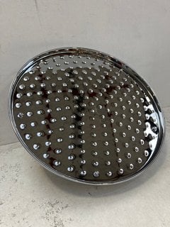 300MM DIAMETER TRADITIONAL ROSE SHOWER HEAD IN CHROME RRP £219: LOCATION - R2