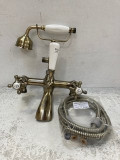 TRADITIONAL BSM IN BRUSHED GOLD RRP £385: LOCATION - R2