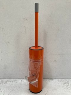 VITRA SENTO KIDS WALL MOUNTED TOILET BRUSH HOLDER IN ORANGE RRP £117: LOCATION - R2