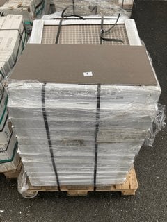 (COLLECTION ONLY) PALLET OF RAK EXTERNAL GROUND WALL/FLOOR TILES IN LOUNGE COFFEE BROWN RUSTIC 600 X 300MM APPROX 37M SQ IN TOTAL HEAVY ITEM SUITABLE MANPOWER AND VEHICLE FOR COLLECTION (816 KG) RRP