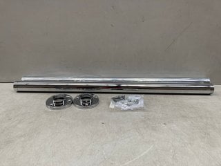 PAIR OF FREESTANDING BATH TAP EXTENSION LEGS IN CHROME RRP £180: LOCATION - R4