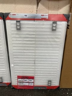 K-RAD DOUBLE COMPACT RADIATOR 900 X 600MM RRP £220: LOCATION - B7