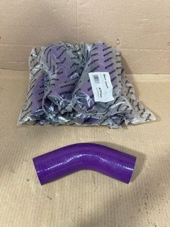 6 X MISHIMOTO 45 DEGREE COUPLER IN PURPLE - MODEL MMCP2545PR - RRP £192: LOCATION - A4