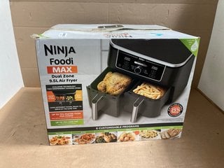 NINJA FOODI MAX DUAL ZONE 9.5L AIR FRYER - MODEL AF400UK - RRP £229: LOCATION - WA7