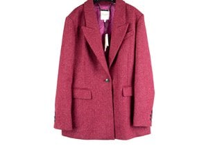 TED BAKER ALLYAAH RELAXED SINGLE BREASTED JACKET IN PINK - SIZE 3 - RRP £250: LOCATION - BOOTH