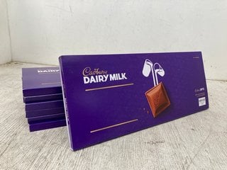 7 X CADBURY DAIRY MILK CHOCOLATE GIFT BARS - BBE: 15/04/2025: LOCATION - A10