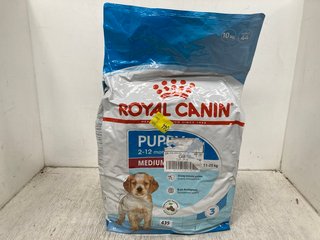 10KG PUPPY ROYAL CANIN DRY DOG FOOD - BBE: 25/12/2025: LOCATION - A10