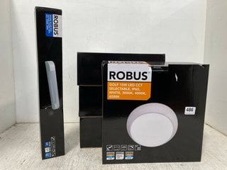 4 X ROBUS GOLF 15W LED LAMPS TO INCLUDE ROBUS ESTONE 7W LED DUAL VOLTAGE SHAVER LIGHT - COMBINED RRP: £ 237.00: LOCATION - A7