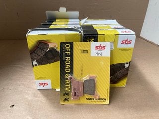 QTY OF SBS MOTORCYCLE BRAKE PADS: LOCATION - A7