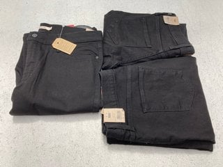 3 X JOHN LEWIS & PARTNERS WOMENS TROUSERS IN VARIOUS SIZES TO INCLUDE SHAPING SKINNY BLACK JEANS - UK SIZE: 26 / 32 / 33: LOCATION - B2