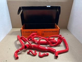 MISHIMOTO SILICONE RADIATOR HOSE KIT IN RED - MODEL MMHOSE-3G-00 - RRP £174: LOCATION - A1