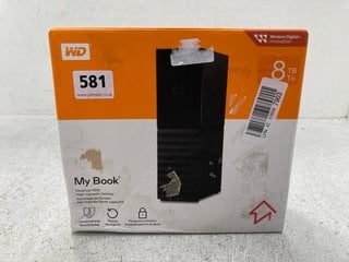 WD 8TB DESKTOP HDD / MY BOOK EXTERNAL HARD DRIVE - RRP: £ 198.00: LOCATION - B6