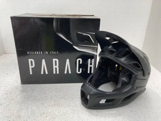 MAGNETIC CHINBAR RELEASE BLACK HELMET - RRP £270: LOCATION - B6