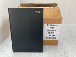 BOX OF A4 DIARIES 2025 / 1 PAGE - 1 DAY: LOCATION - B16